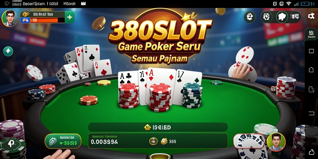 Screenshot gameplay 380SLOT yang menampilkan aksi seru permainan Poker.