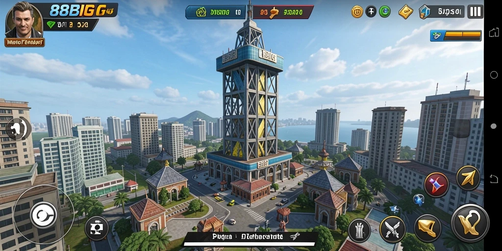 Screenshot 88BIG menampilkan gameplay Tower Defense yang intens dan menarik.