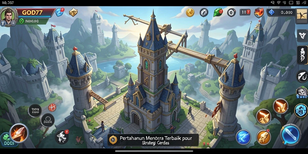 GOD77 menampilkan gameplay Tower Defense yang seru dan penuh tantangan.