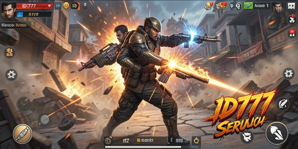 Screenshot gameplay <strong>ID777</strong> menunjukkan aksi seru dan karakter yang dinamis.