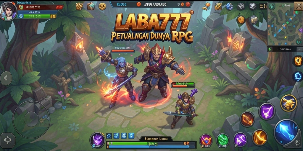 Tampilan gameplay RPG yang menakjubkan dan mendebarkan.