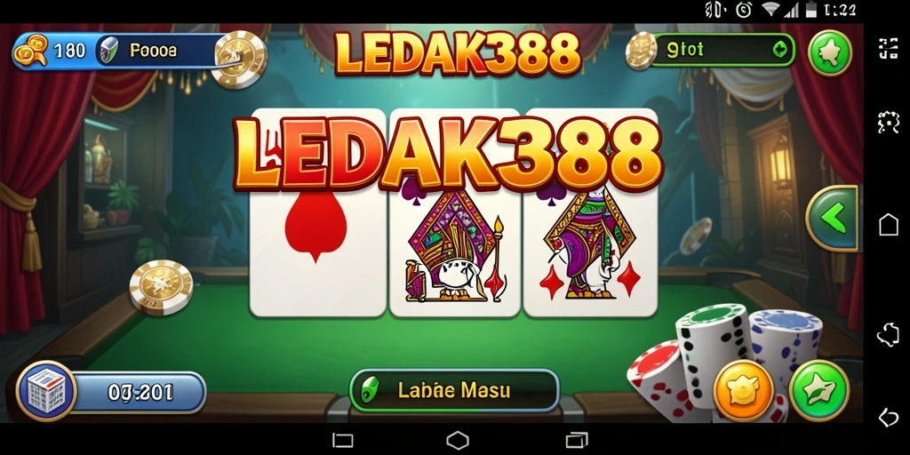 Screenshot LEDAK388 menunjukkan aksi seru dalam permainan Domino.