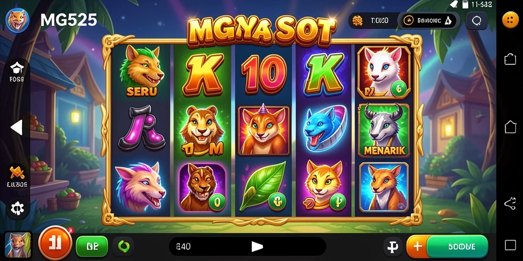 Gameplay MG525 dengan visual yang memikat dan fitur menarik.