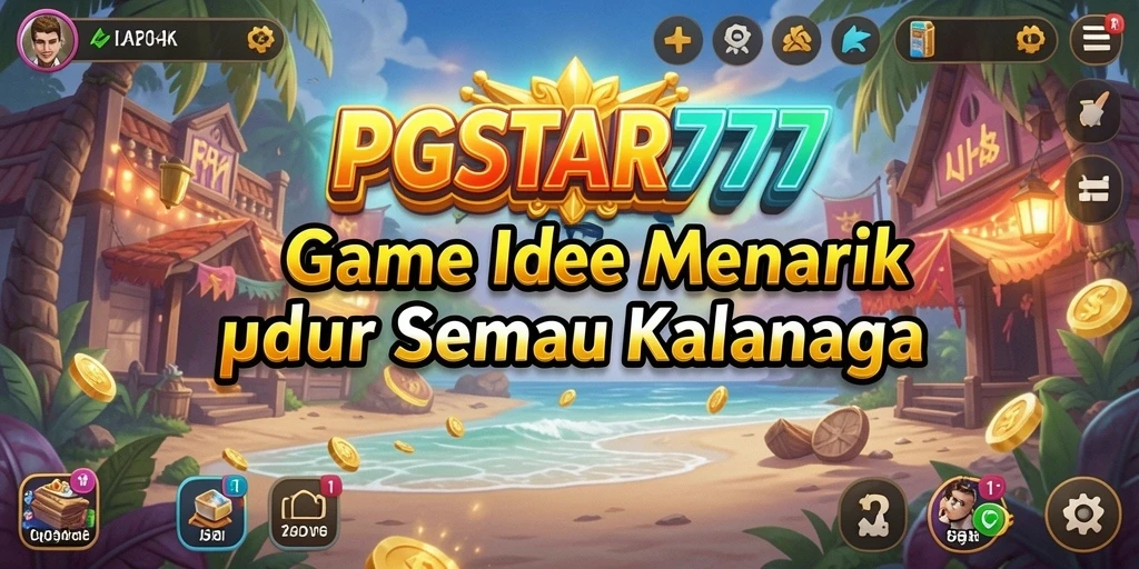 Tampilan utama PGSTAR777 dengan gameplay idle yang menarik.