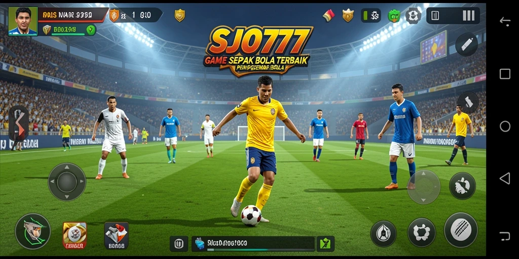 Gameplay menarik SJO777 dengan aksi sepak bola yang mendebarkan.