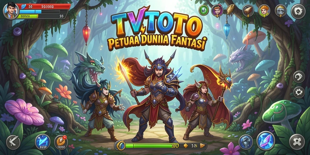 Tangkapan layar dari gameplay TVTOTO menunjukkan aksi petualangan yang seru.
