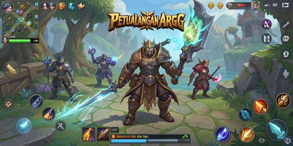 Gameplay UH77 yang menarik dengan pertarungan seru dan eksplorasi dunia.